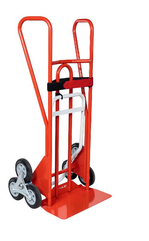 Diable professionnel - roues étoiles caoutchouc - bavette fixe et repliable - FIMM - Réf: 810 210 030_1