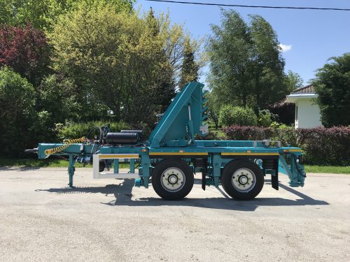 Remorque porte-touret - DER 14T écartable - PTAC 14000 kg - Dia. touret 2200-4200 mm_1