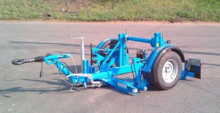 Porte-touret SIPREL RT 900 avec système de relevage hydraulique