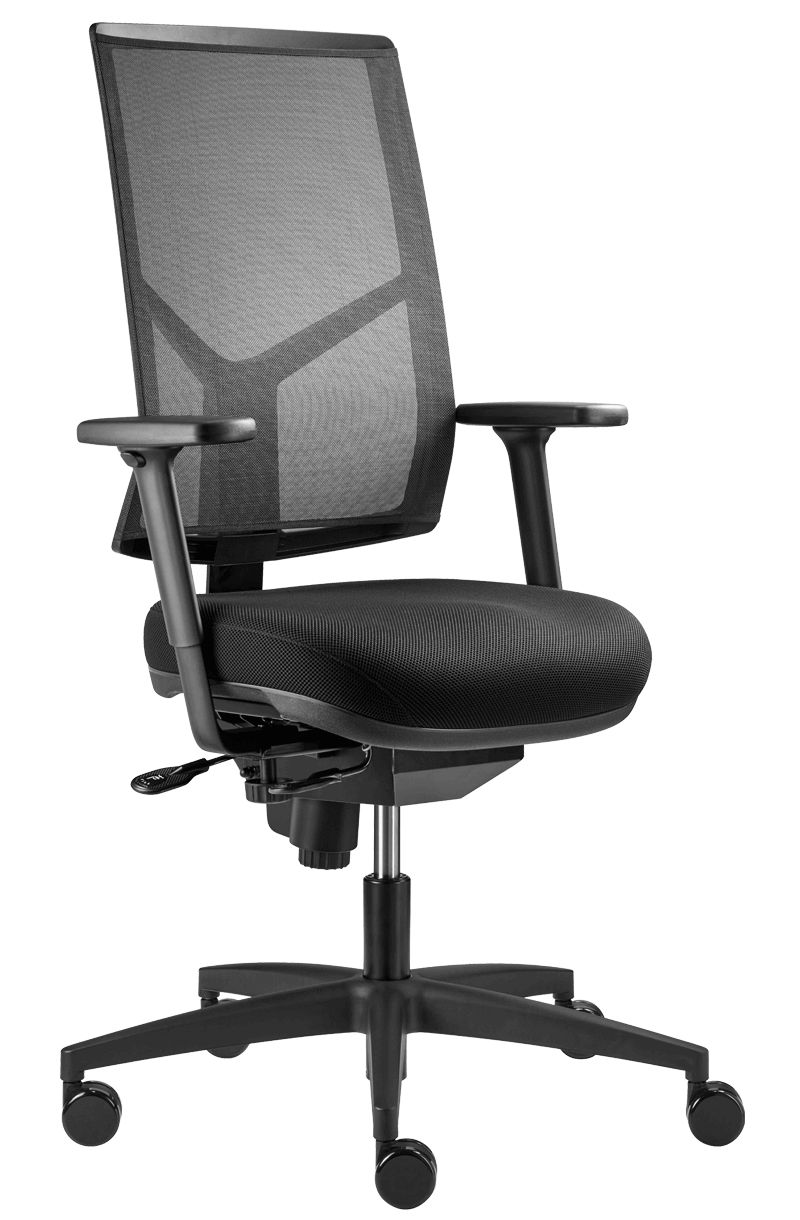 T4.0 RM - Chaise de bureau ergonomique TERGON - Hauteur d'assise réglable 42 à 54 cm - Système TwinComfort_1