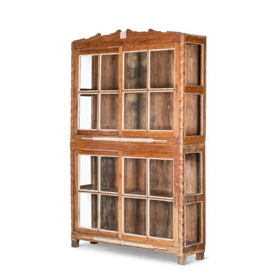 96001000519 - Meuble présentoir antique Francisco Segarra - 126x37xH214_1