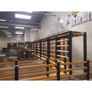 Barrière de protection industrielle haute - système modulaire adaptable pour risques spécifiques_1