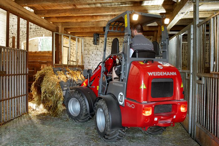Mâchoire croco grande - Weidemann GmbH - pour fumier, balles rondes ou carrées, avec 2 vérins et dents de 800 mm_1