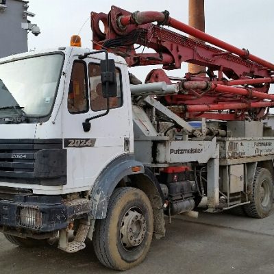 Mercedes-Benz 2024 4x2 - Pompe à béton Putzmeister 27m - Occasion 1996 - 240CV_1
