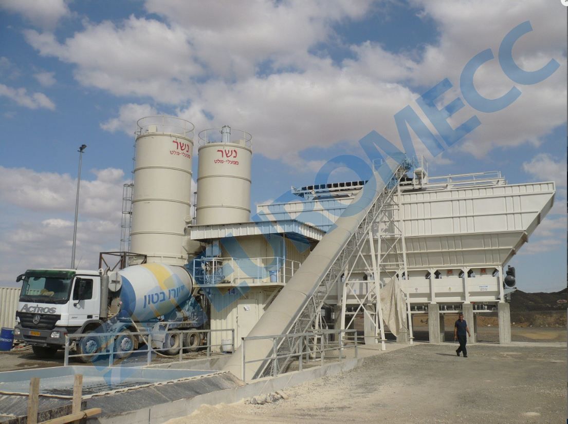 Centrale à béton fixe - Ve - Euromecc - 85 m3/h - Transport en container_1