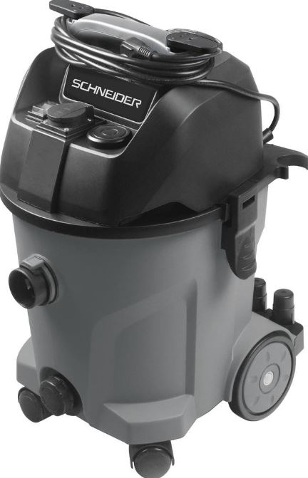 Aspirateur eau et poussière 20L - 230V 1200W - Cuve plastique, prise électroportatif, décolmatage, souffleur - 50002_1