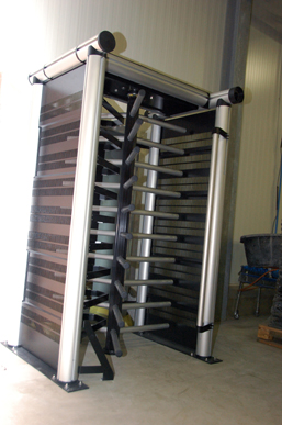 Tambour rotatif Turni-Q Noctur - design unique - aluminium anodisé et options de contrôle d'accès_1