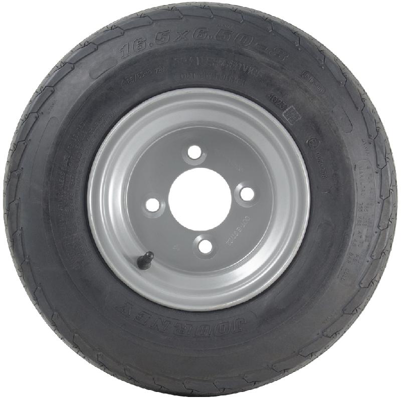 16.5x6.50-8 Trailer Tyres Wheel Assembly 100mm PCD Road Legal 355kgs (Set of 4)_1