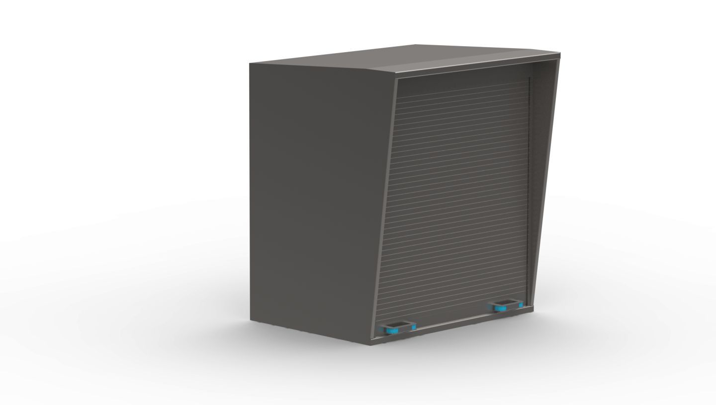 Armoire informatique grand modèle en inox - protection étanche et modulable pour poste complet_1