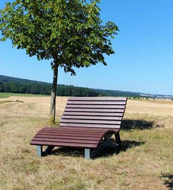 Bain de soleil AVETO - Pour parcs et zones thermales - Longueur 150 cm - ADS EQUIPEMENTS EURL - Lames premium sans échardes_1