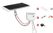 Kit panneau solaire 12V 100W camping-car - Uniteck avec régulateur MPPT et accessoires complets_1