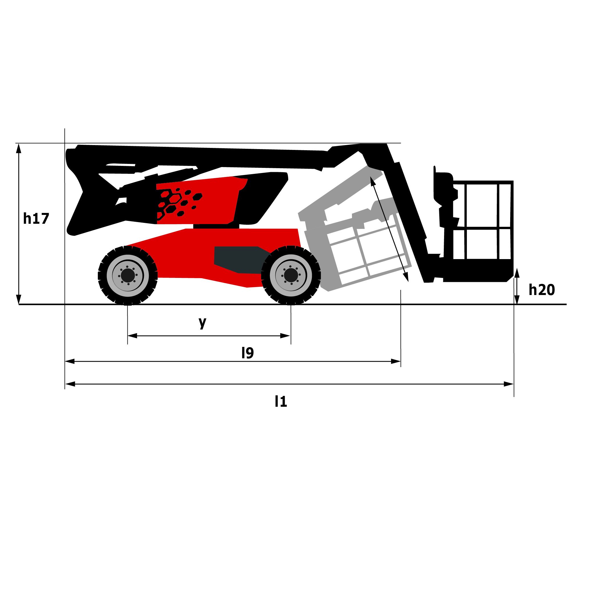 Man'go 33 nacelle élévatrice articulée - manitou - capacité de levage 227kg_1