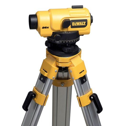 Niveau optique - DeWalt DW096PK-XJ - grossissement x26 - précision +/- 2mm par km - portée 100m_1