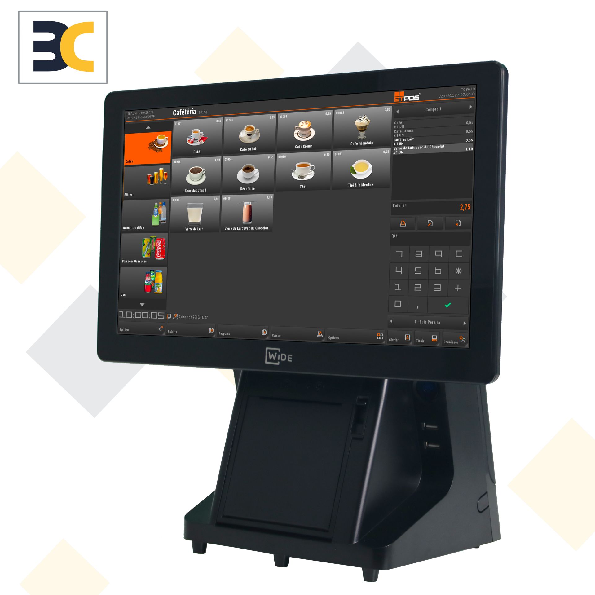 POS 1526 WIDE caisse tactile 15,6