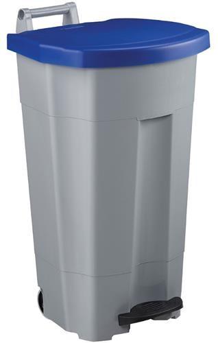 Poubelle mobile à pédale en plastique Boogy - 90L - couleurs sur demande - Fabrication Française_1