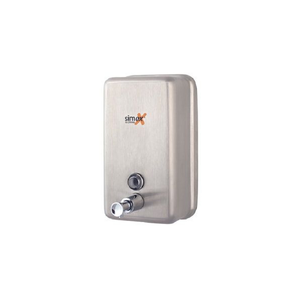 Série inox - Distributeur de savon vertical Simex - Acier inoxydable AISI 304 - 1,2L_1