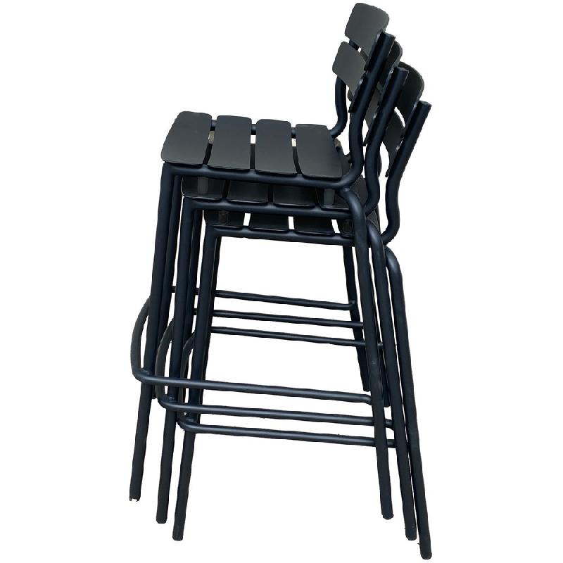 Shade - Tabouret de bar empilable Noir_1