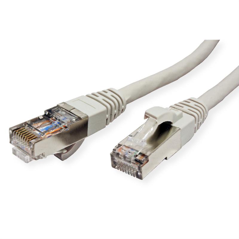 Câble ROLINE Cat.7 S/FTP, LSOH, avec connecteurs RJ45 (500MHz / Classe EA), gris, 2 m_1