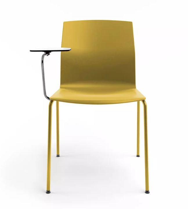 Chaise de réunion ou de conférence - Design simple et élégant avec tablette écritoire rétractable - Modèle 'Kabi'_1