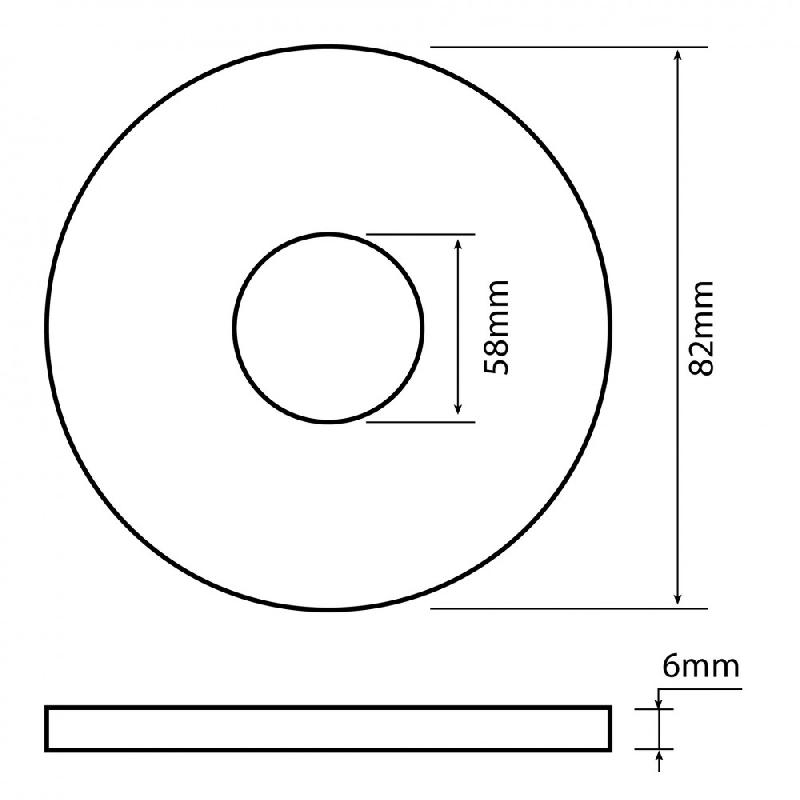 Joint WC pour soupape - JACOB DELAFON - 8.2 x 0.6 x 5.9 cm - Caoutchouc_1