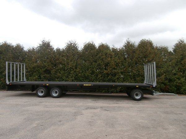 Remorque agricole robuste avec plancher acier antidérapant