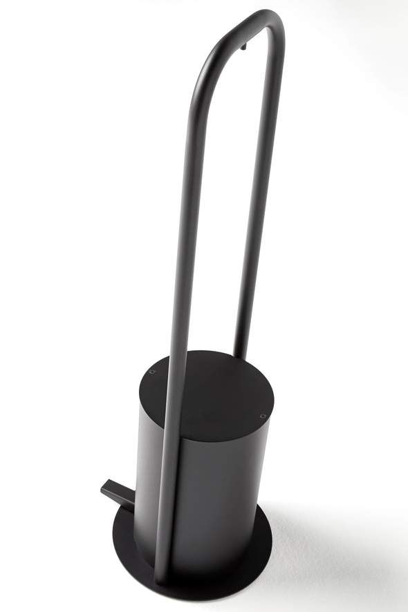 Borne avec pédale mécanique - Ytowell - noire - grande capacité - bouteille de 5 litres d'hydrogel_1