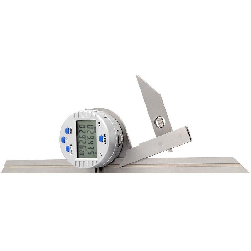 Rapporteur d'angle digital avec RS232 - lecture digitale confortable - Référence 445300_1