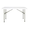 Table rectangulaire pliante Bolero - 1220mm - robuste, légère et résistante pour intérieur/extérieur_1