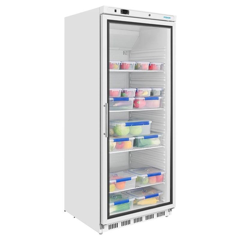 Vitrine réfrigérée positive 1 porte vitrée - Série C - 600 L | Polar CZ787_1
