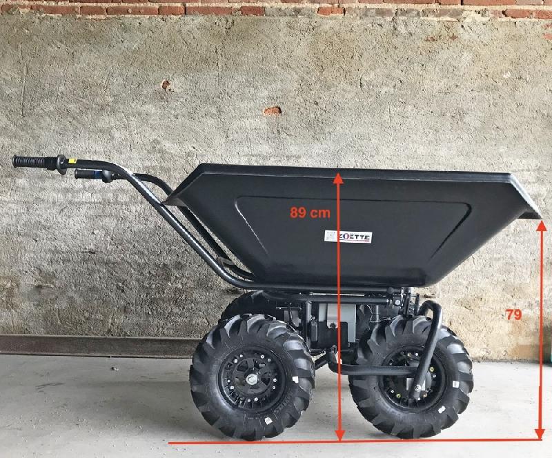 Mini Dumper électrique Zoette basculante - Sans, Avec_1