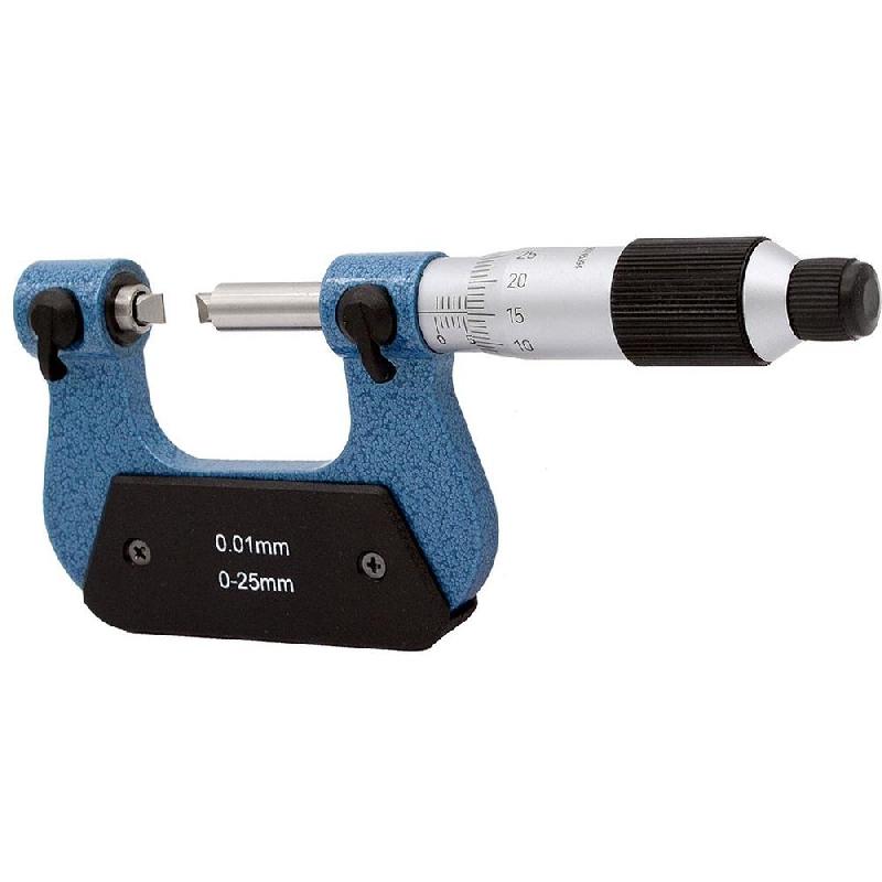 Micromètre de filetage - Capacité 50-75 mm - Lecture 0,01 mm - Coffret avec jeux de touches ISO_1