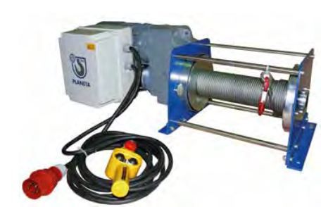 Treuil à câble électrique pour charges de 250 à 2.000 kg
