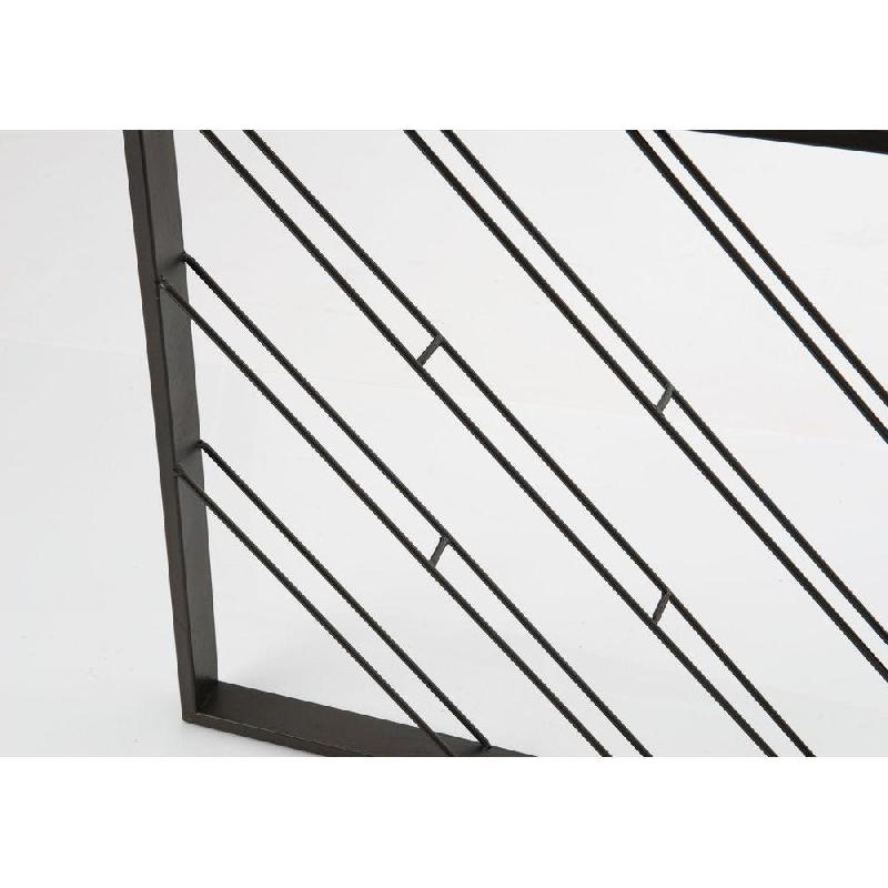 Presentoir métal mural losange pour bouteilles de vin_1