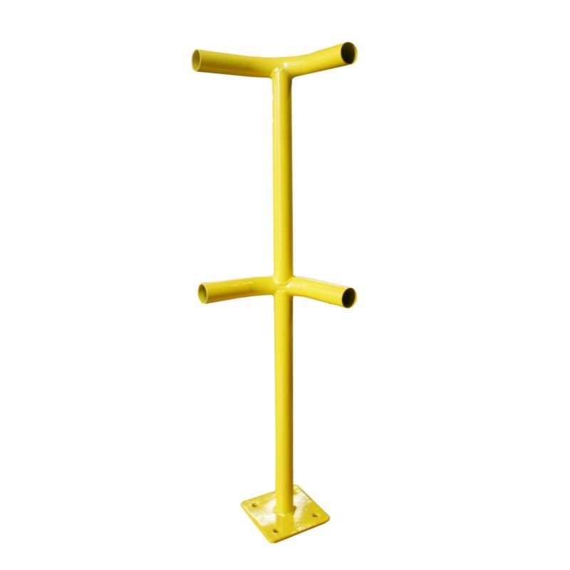 Barrière modulaire en acier - extension longueur 200mm - mâle/femelle - Poteau 150°_1