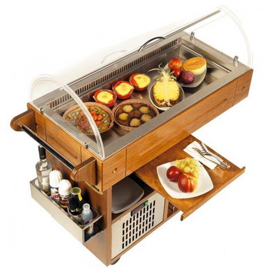 Buffet réfrigéré chariot avec cuve SCAIOLA_1