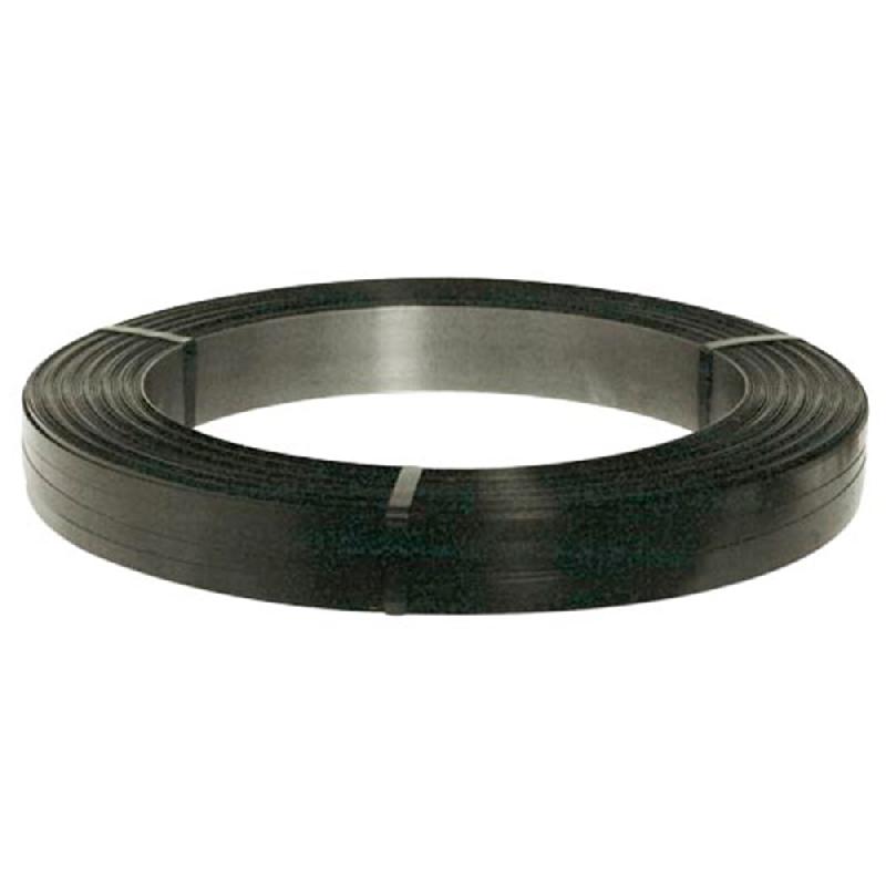 Feuillard acier bleui - pour charges lourdes - en rouleaux ou bobines - référence FEUILFM_1