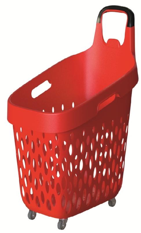 Panier à roulettes géant 73 litres - Roues multidirectionnelles - Empilable - Personnalisable_1