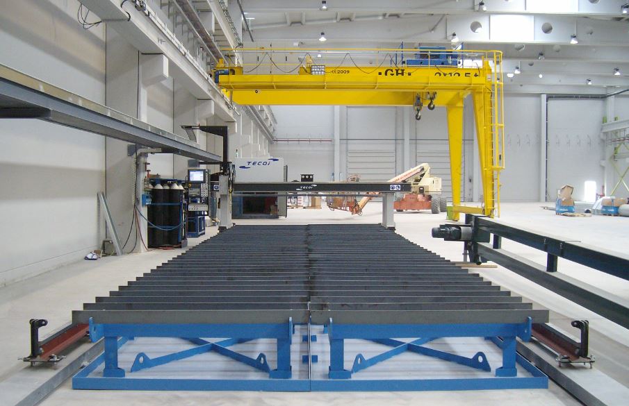 Table de découpe TEOX SLABS TECOI - Plasma et oxycoupage jusqu'à 1.200 mm - Design compact et robuste_1