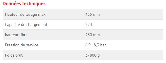 2888 - cric hydraulique-pneumatique - bgs technic - capacité de chargement : 22 t - mobile_1