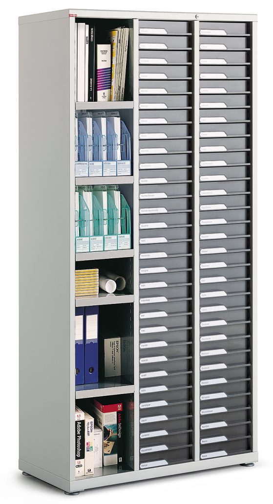 Armoire  à tiroir robuste et modulable conçue pour les  open spaces et les bureaux individuels_1