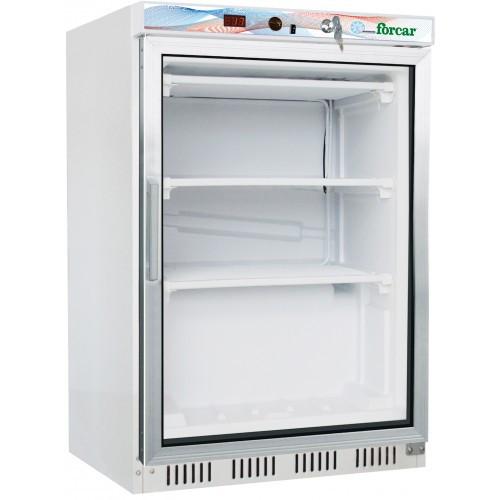 Armoire réfrigérée vitrée négative en laqué blanc intérieur en ABS 200L Forcar_1