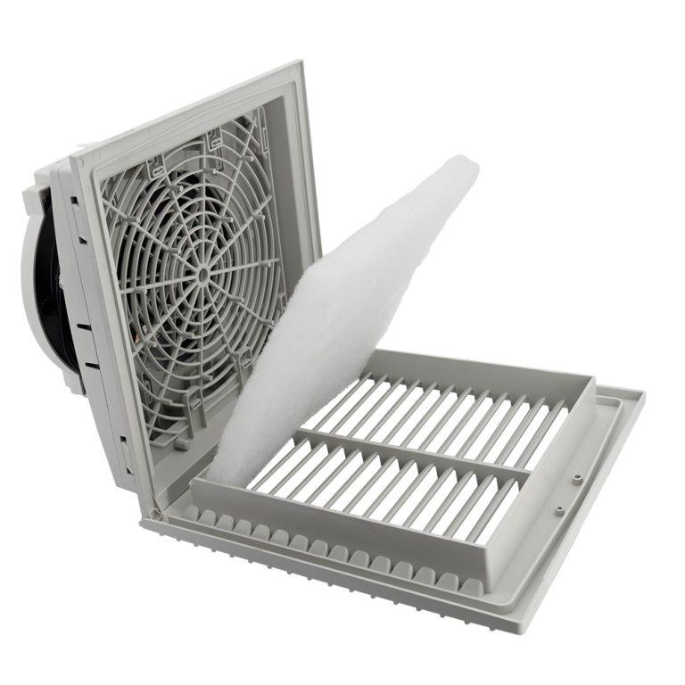 Grille de ventilation 250x250 et filtre pour armoire électrique - LETTEL - GTA-223-FF_1