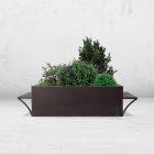 Jardinière CITADINE Rectangle XXL 120×240 en panneaux acier galvanisés - Très grande contenance et solidité_1