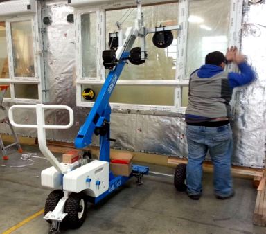 Manipulateur manuel de vitrage compact et démontable - Ventouses 250 kg - Egill G - Mise en place de fenêtres et vitres lourdes_1