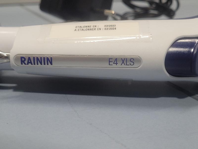 Micropipette monocanal e4 xls - modèle lts - 1 - 10 ml rainin mettler toledo_1