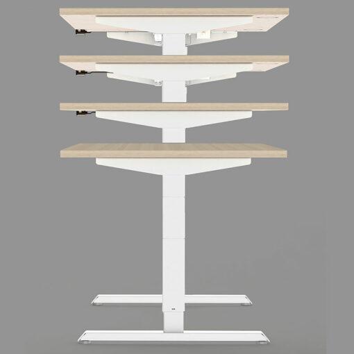 Bureau droit assis debout électrique NIVO - L180 cm - Ligne HEALTH - neuf - Hauteur réglable de 69 à 120 cm_1