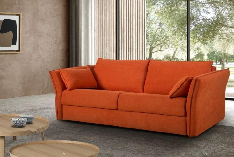 Canapé convertible express HOR 120x190 cm - Manchettes réglables - Tissu personnalisable - Matelas 13 cm_1