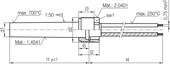 Cartouche chauffante conique Z111 - puissances de 160W à 800W - modèles variés_1