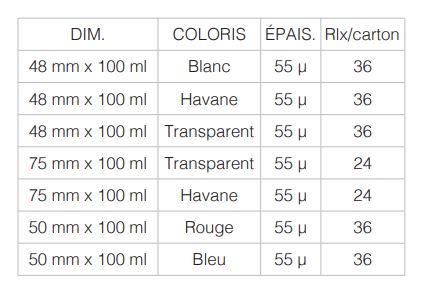 Ruban adhésif PVC - épais, souple et résistant - fermeture de caisses carton_1