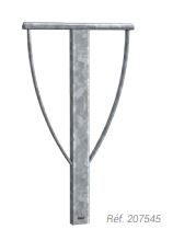 Appui vélos Lisbonne - Jesignale - acier galvanisé ou peint - faible encombrement_1